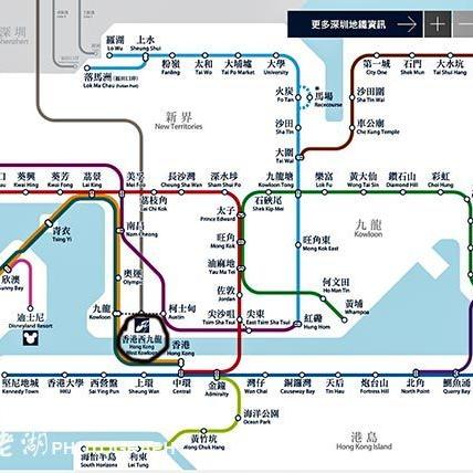 港铁最新线路图解析，最新线路概览